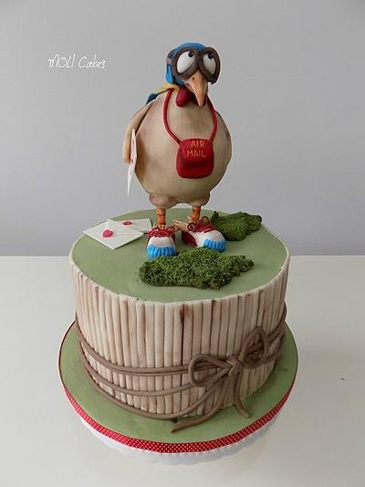 Pigeon  - Cake by MOLI Cakes