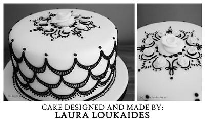 Vintage Style B/W - Cake by Laura Loukaides