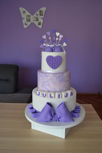Purple baby cake - Cake by Zaklina