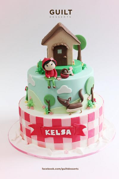 Little Red Riding Hood - Cake by Guilt Desserts