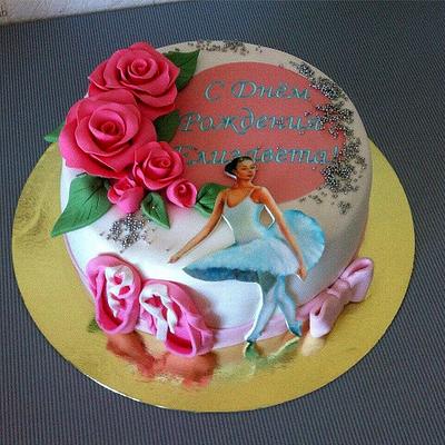торт с балериной - Cake by Anastasiya