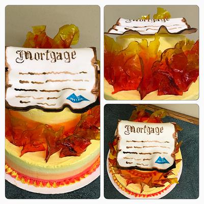Mortgage Burning - Cake by Daria