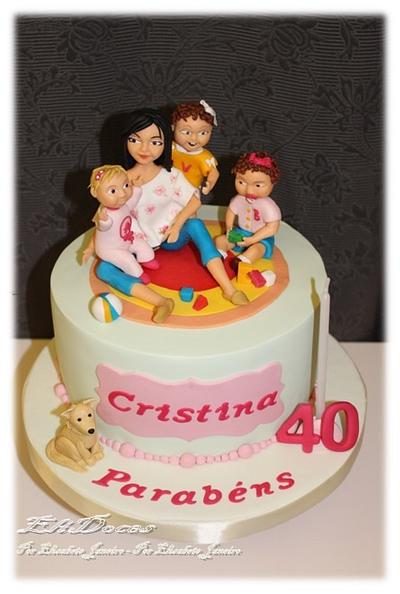 Nanny's Birthday - Cake by EliDoces - Elisabete Janeiro
