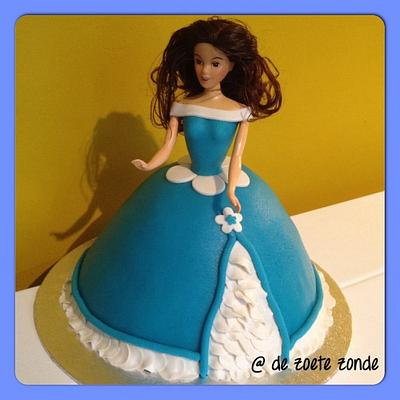 Blue prinsess - Cake by marieke