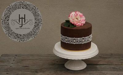 Cake without fondant  - Cake by Jennifer Holst • Sugar, Cake & Chocolate •