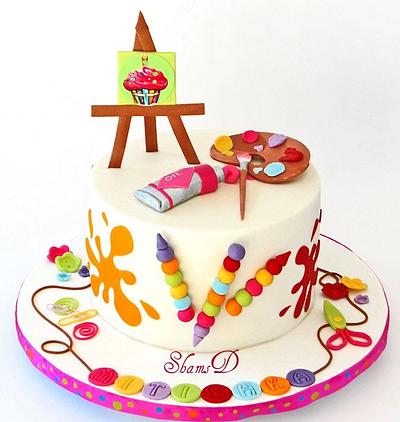Art and Craft cake - Cake by Shamima Desai