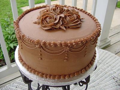 Chocolate Drop Swag - Cake by horsecountrycakes