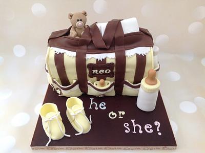 Neo's Baby Shower Cake - Cake by Yvonne Beesley