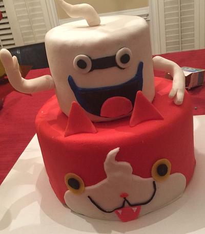 Yokiwatch birthday  - Cake by Missybloop
