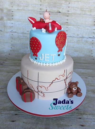 Baby Jet Shower Cake - Cake by Jada's Sweets