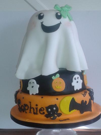 Halloween theme birthday cake  - Cake by Dawn Wells