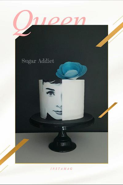 Audrey Hepburn - Cake by Sugar Addict by Alexandra Alifakioti