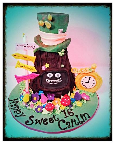 Alice in Wonderland - Cake by Fantasy Cakes