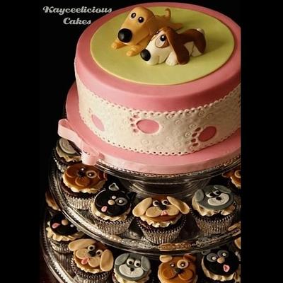 Dog Themed Cake - Cake by Kayceelicious