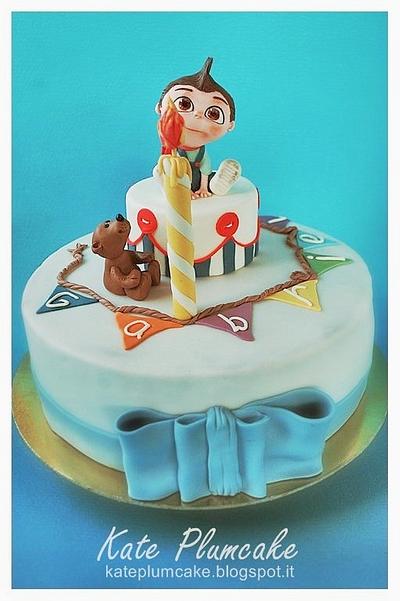 Gabriel first birthday cake - Cake by Kate Plumcake