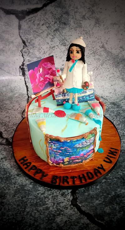 Painters cake - Cake by Savitha Alexander