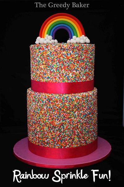 Rainbow Sprinkle Cake - Cake by Kate