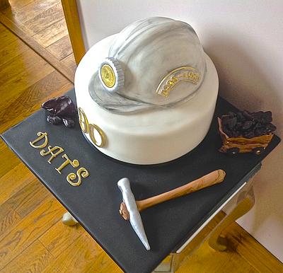 Mining Themed cake - Cake by Alison's Bespoke Cakes