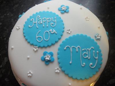 60th Birthday - Cake by Natalie Watson