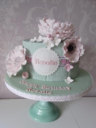 Vintage Flowers..x. - Cake by Lulu Belles Cupcake Creations