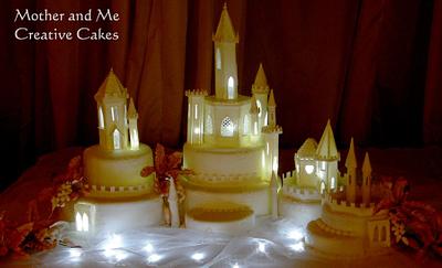 Castle Wedding Cake - Cake by Mother and Me Creative Cakes