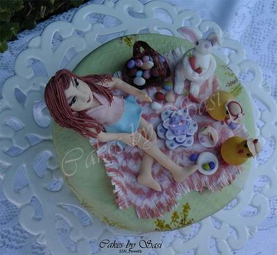 Easter Picnic - Cake by CakesbySasi