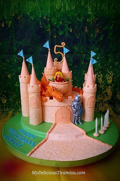 Tiramisu Castle - Cake by Oksana Krasulya - My Delicious Tiramisu LLC