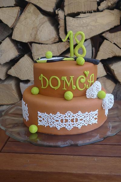 For tenis player - Cake by Lucie