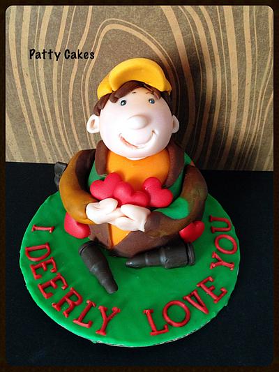 Deer Hunter mini cake - Cake by Patty Cakes Bakes