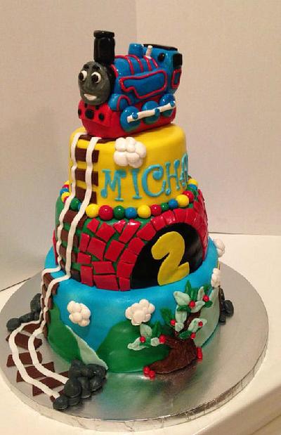 Thomas the Tank Birthday Cake - Cake by Teresa Markarian
