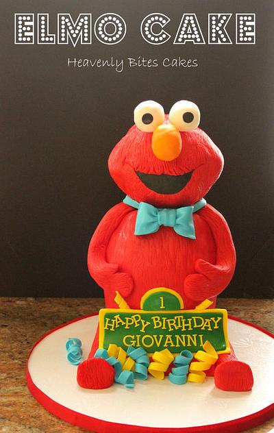 Elmo 3D cake - Cake by Tara Kelly