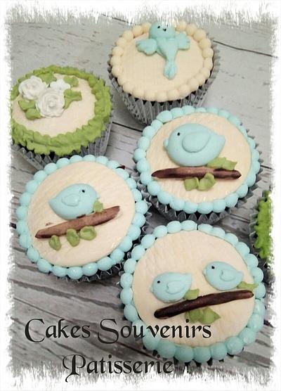 Cupcakes bird - Cake by Claudia Smichowski