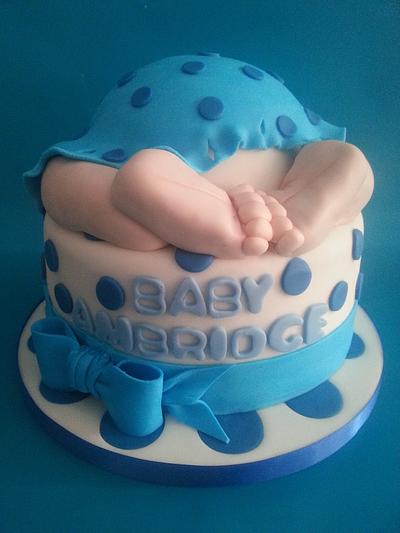 Baby Boy Blue - Cake by Cath