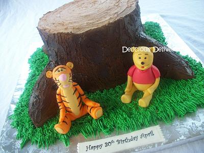 Winnie and Tigger - Cake by DeliciousDeliveries