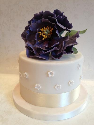 Peony and blossoms - Cake by Isabelle