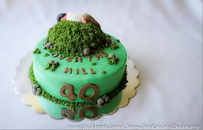 Over the Hill - Cake by Jennifer's Edible Creations
