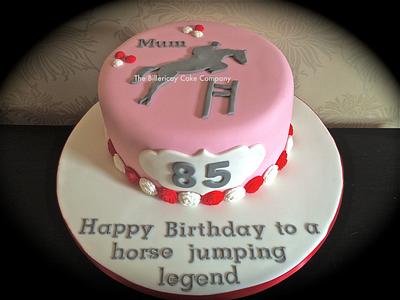 Show Jumping Cake - Cake by The Billericay Cake Company