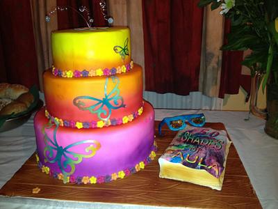 Rainbow cake - Cake by susan joyce