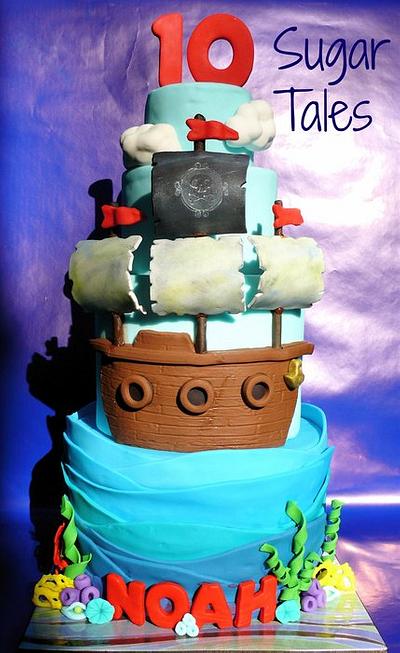 Pirate Ship - Cake by Sugar Tales