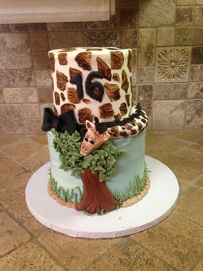 3-D Giraffe Cake - Cake by K Blake Jordan
