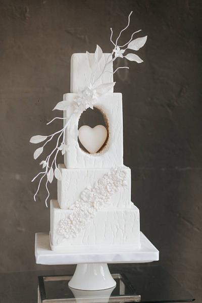 White Wedding Cake  - Cake by Sveta Hanusych