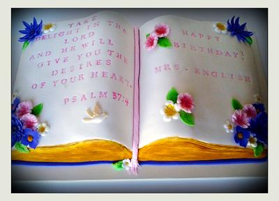 Book Cake - Cake by Suzie Wilcox