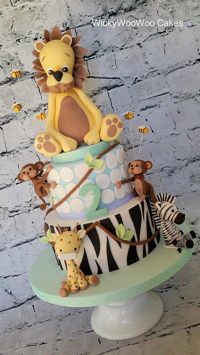 King of the Jungle - Cake by WickyWooWoo Cakes