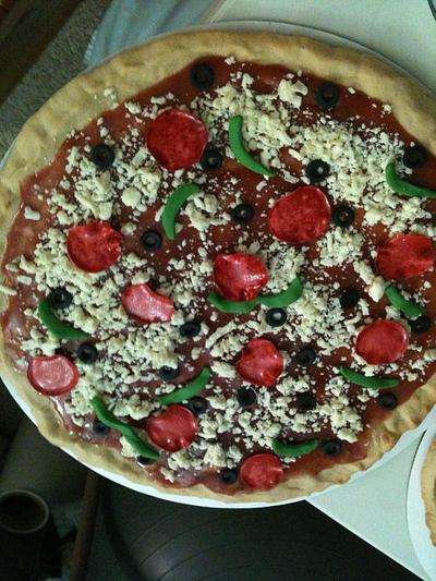 Cookie Pizza - Cake by lynnda