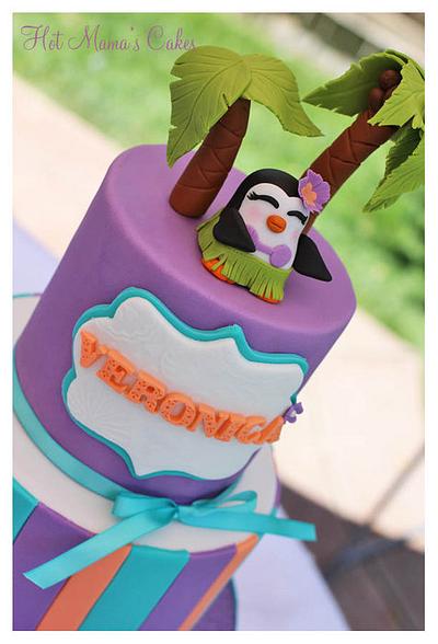 Hula Penguin!  - Cake by Hot Mama's Cakes