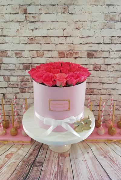 Flower box cake - Cake by Julieta ivanova Julietas cakes