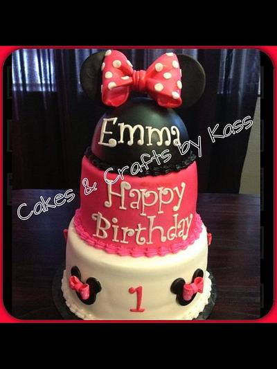 Winning Minnie - Cake by Cakes & Crafts by Kass 