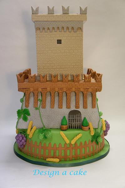 castle wedding cake - Cake by Alessandra