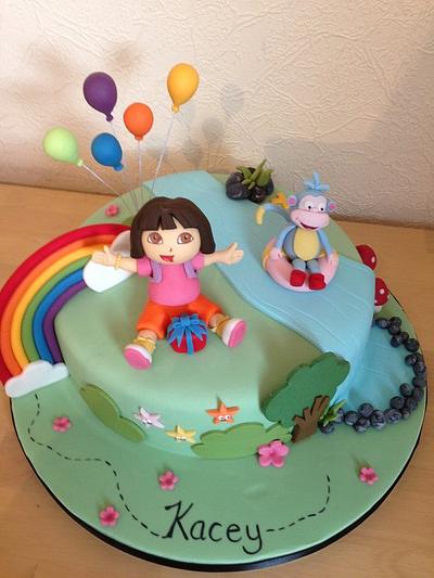 Dora the explorer cake - Cake by Cakes by Kirsty 