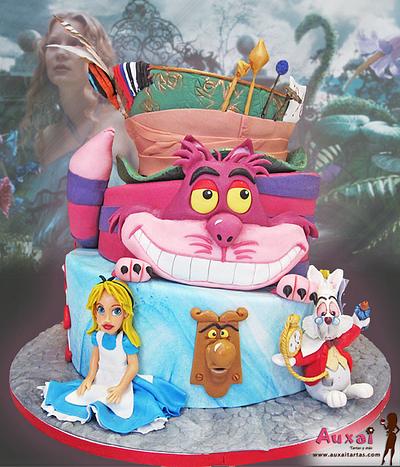Alice in wonderland - Cake by Auxai Tartas